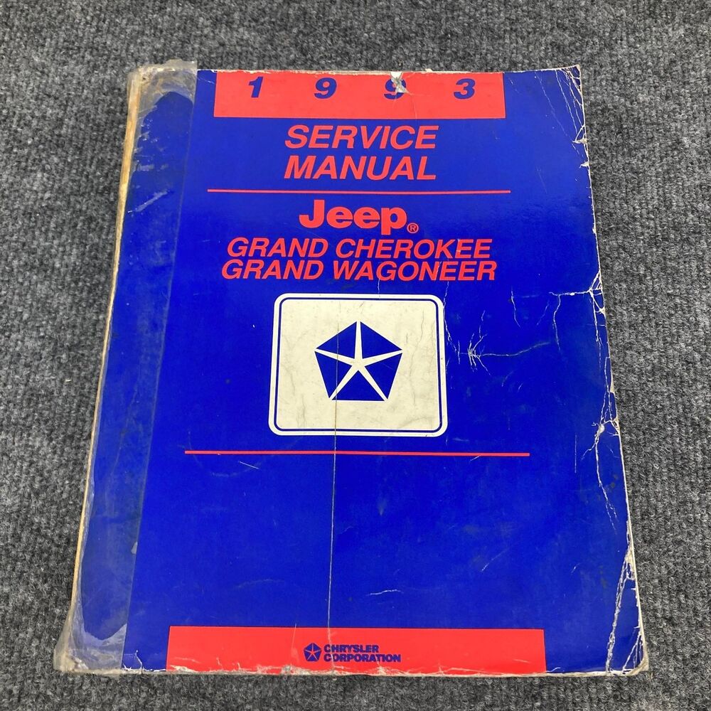 Jeep Grand Cherokee Wagoneer Service Manual Chrysler 1993